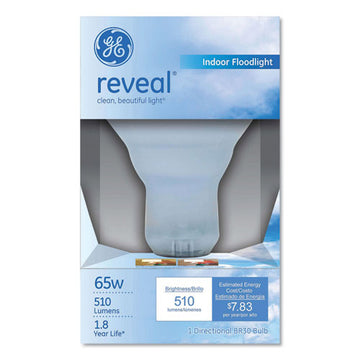 GE Incandescent Reveal Br30 Light Bulb, 65 W freeshipping - TVN Wholesale
